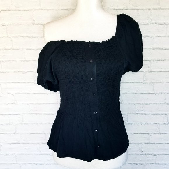 Black Plus Size Top - Picture 2 of 5